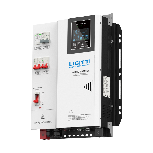 3KW 4KW 5.5KW Hybrid inverter with breakers