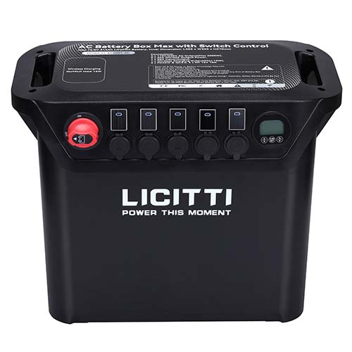 AC Battery Box Max with Switch Control
